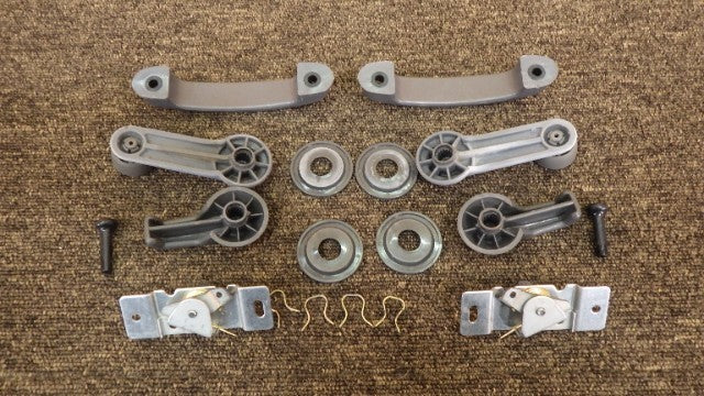 SUBARU SAMBAR TRUCK KS3 KS4 KV3 KV4 Front door trim parts set TESTED GENUINE JDM3