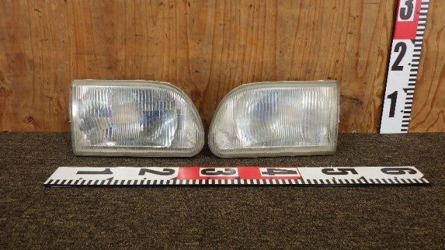 SUBARU SAMBAR TRUCK KS3 KS4 KV3 KV4 Headlight LH & RH set TESTED GENUINE JDM0