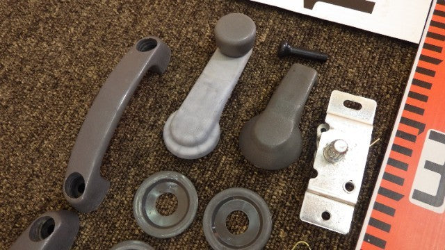 SUBARU SAMBAR TRUCK KS3 KS4 KV3 KV4 Front door trim parts set TESTED GENUINE JDM1