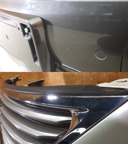 JDM 2013 LEXUS LS460 LS600 Modelista STOßSTANGE VORNE WEISS mit GITTERNEBEL OEM7