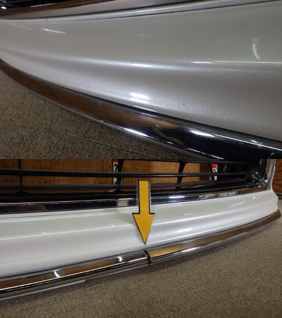 JDM 2013 LEXUS LS460 LS600 Modelista STOßSTANGE VORNE WEISS mit GITTERNEBEL OEM8