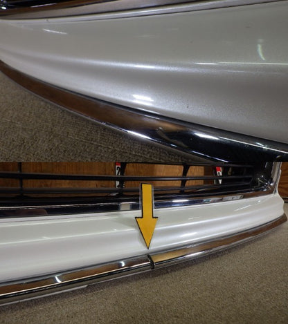 JDM 2013 LEXUS LS460 LS600 Modelista STOßSTANGE VORNE WEISS mit GITTERNEBEL OEM8