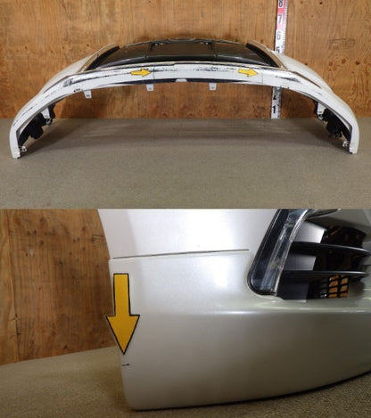 JDM 2013 LEXUS LS460 LS600 Modelista STOßSTANGE VORNE WEISS mit GITTERNEBEL OEM4